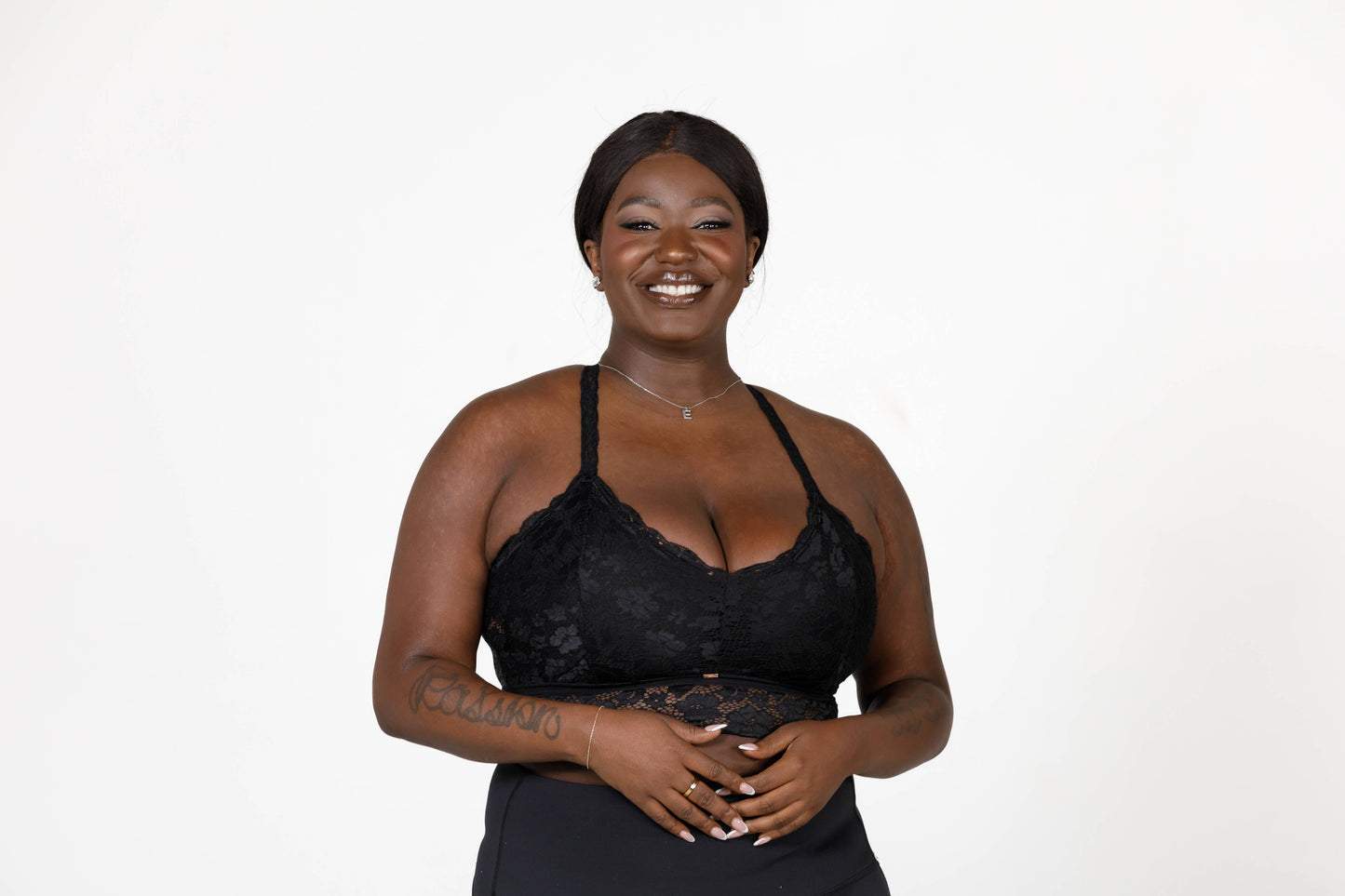Juliette Lace Bralette by JadyK: Olive / S/M