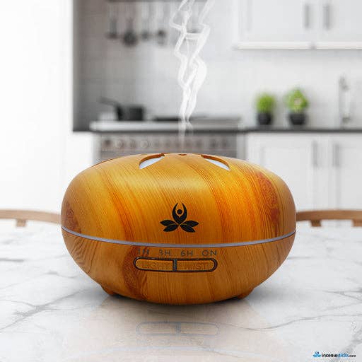Portable- 550ML Wooden look Essential oil Diffuser (Sutra)