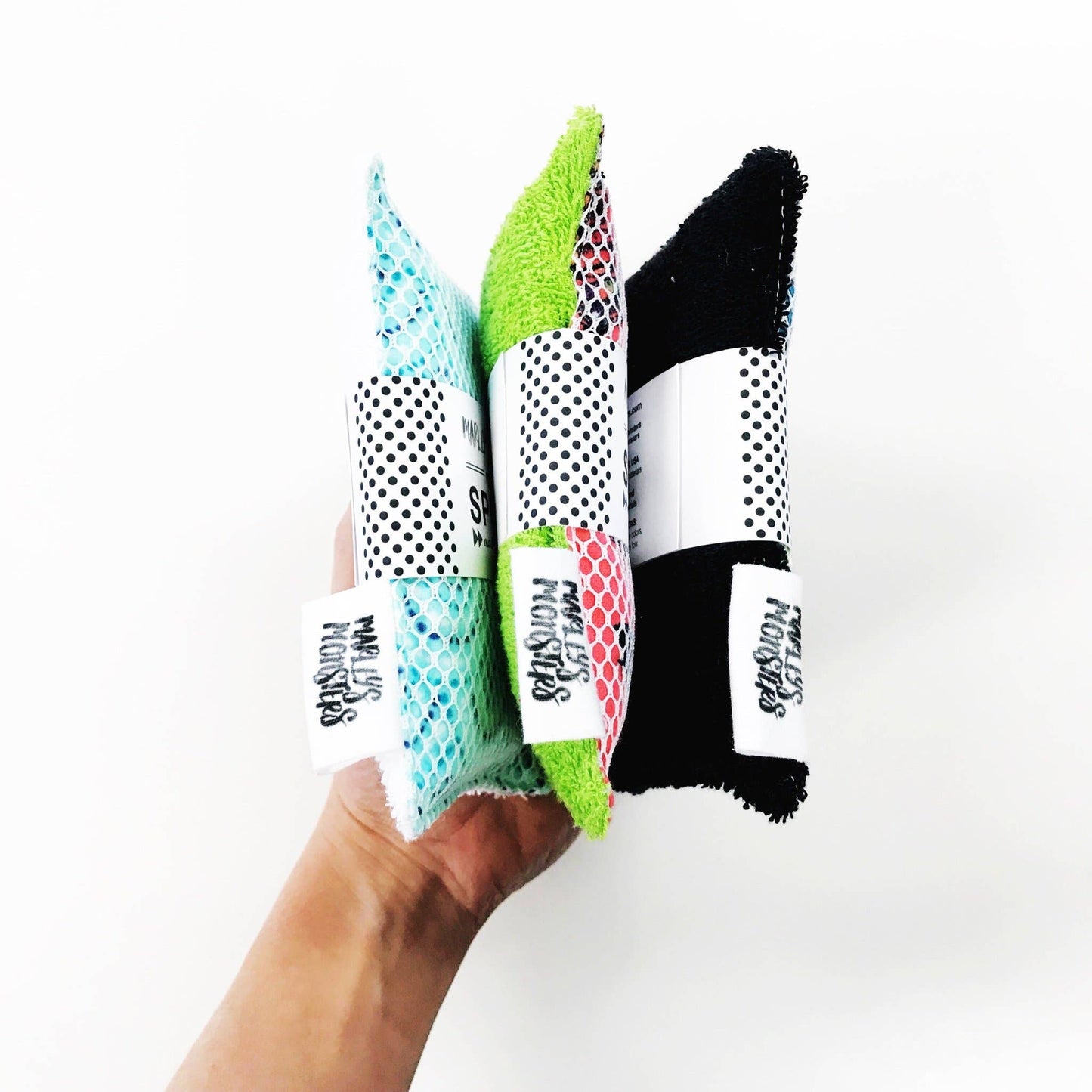 Washable Sponge- Black / Single / Surprise Print
