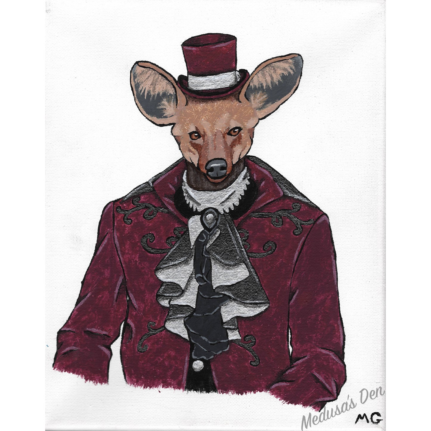 Marvelous Maned Wolf Painting