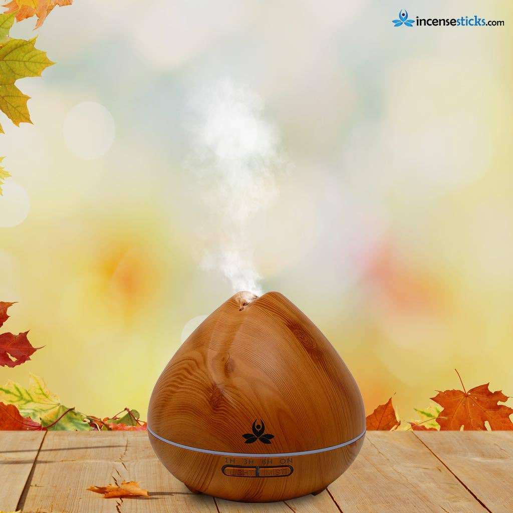 550ML Portable Essential Oil Diffuser With Multi Colored Light (Yatra): Black