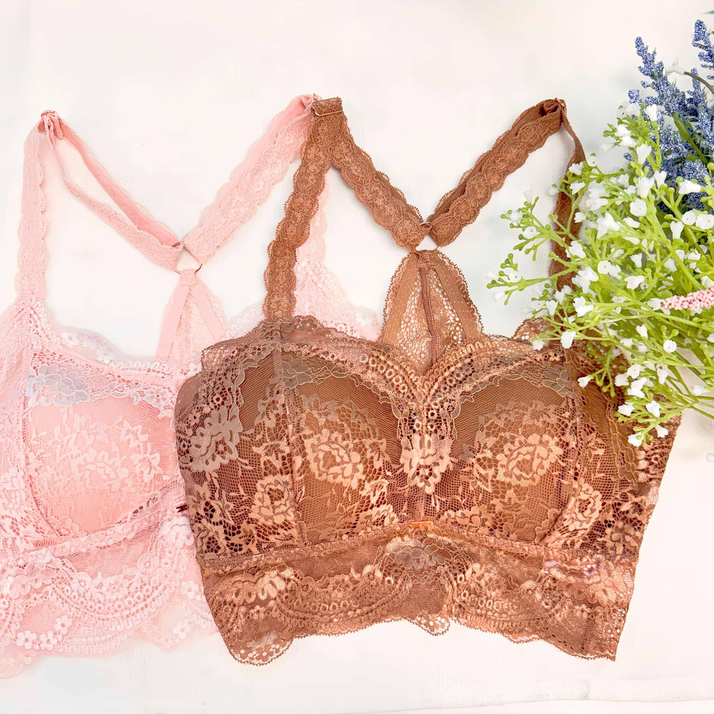 Natalie Lace Bralette | JadyK: Mocha Mousse / S/M