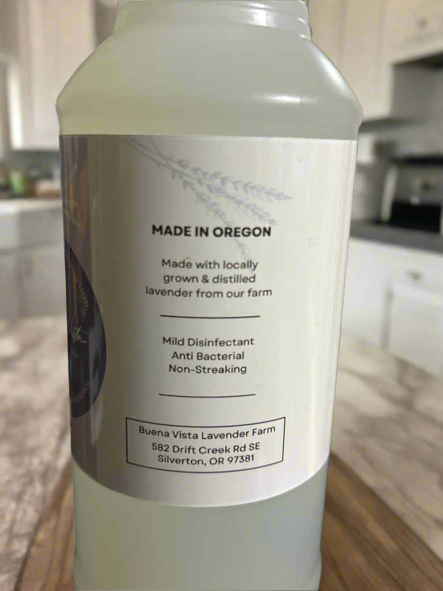 Lavender cleaning solution