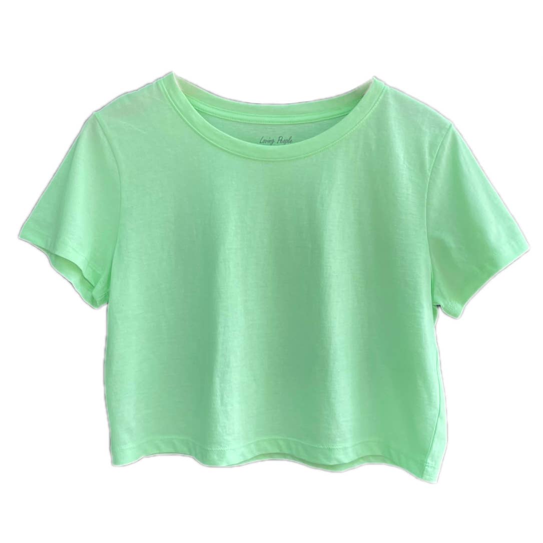 Premium Cotton Crop Tops (New Colors!): XX-Large / Dusky Blue