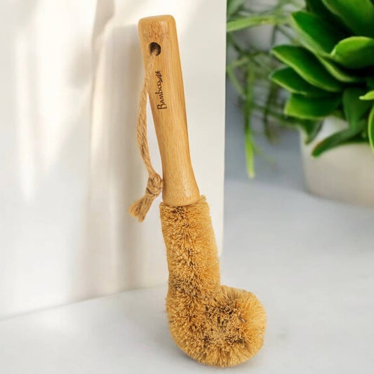 Bamboo Bottle Cleaning Brush : Straight Brush
