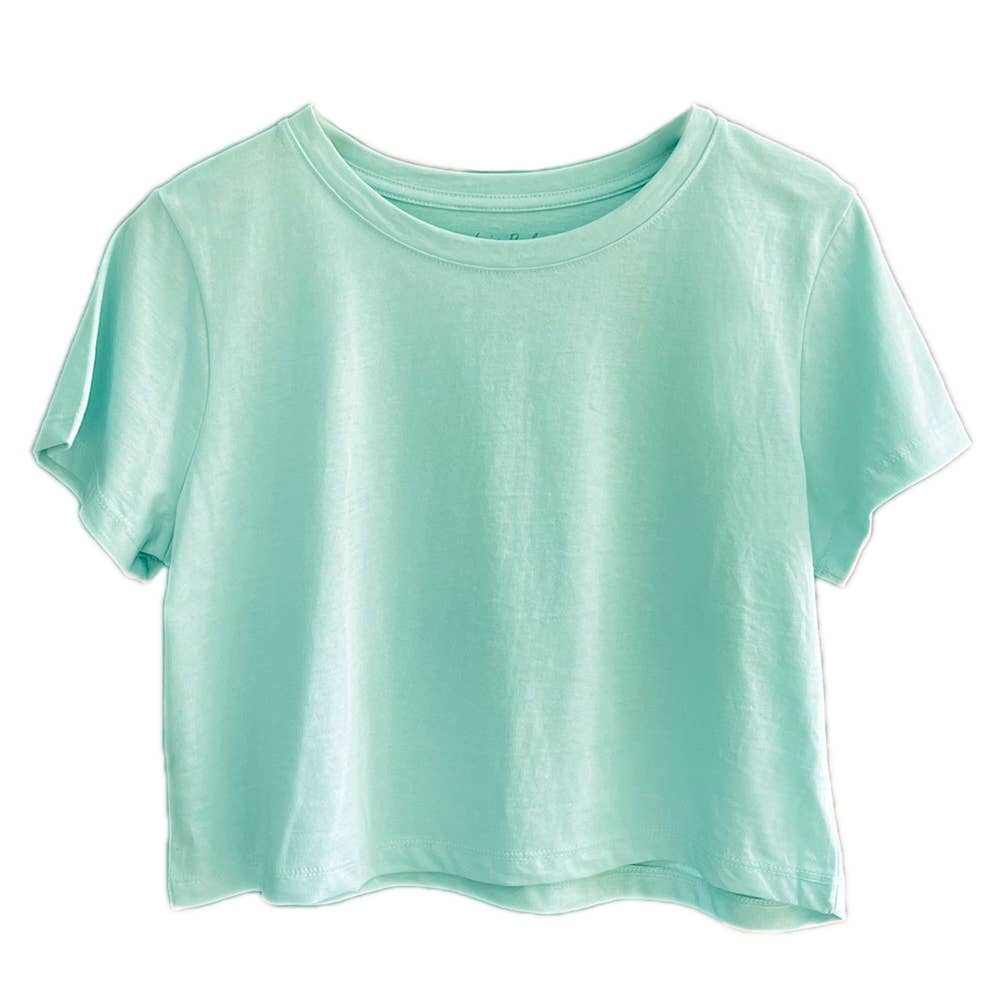 Premium Cotton Crop Tops (New Colors!): XX-Large / Emerald Green