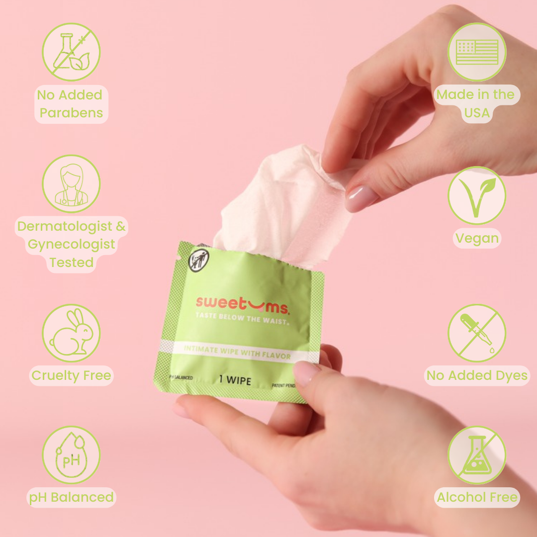 Watermelon Flavored Intimate Wipes Feminine Wipes