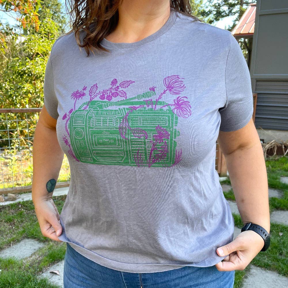 Women's Lost & Found: Boombox Relaxed Fit T Shirt: 3X