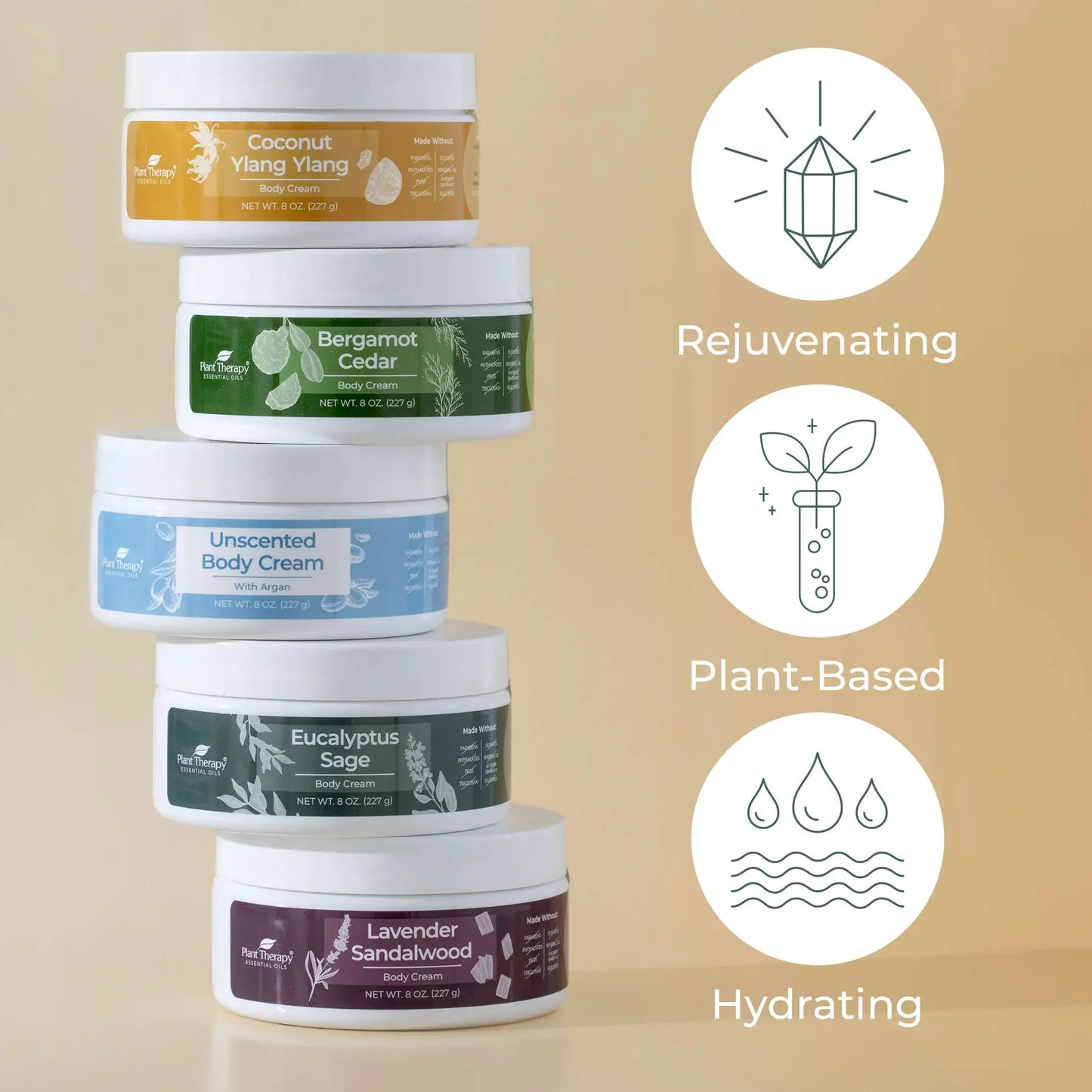 Coconut Ylang Ylang Body Cream 8oz