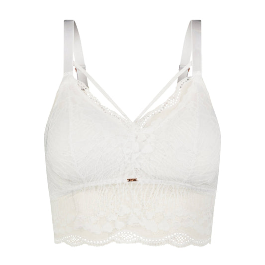 Luna Lace Bralette by JadyK: White / S/M
