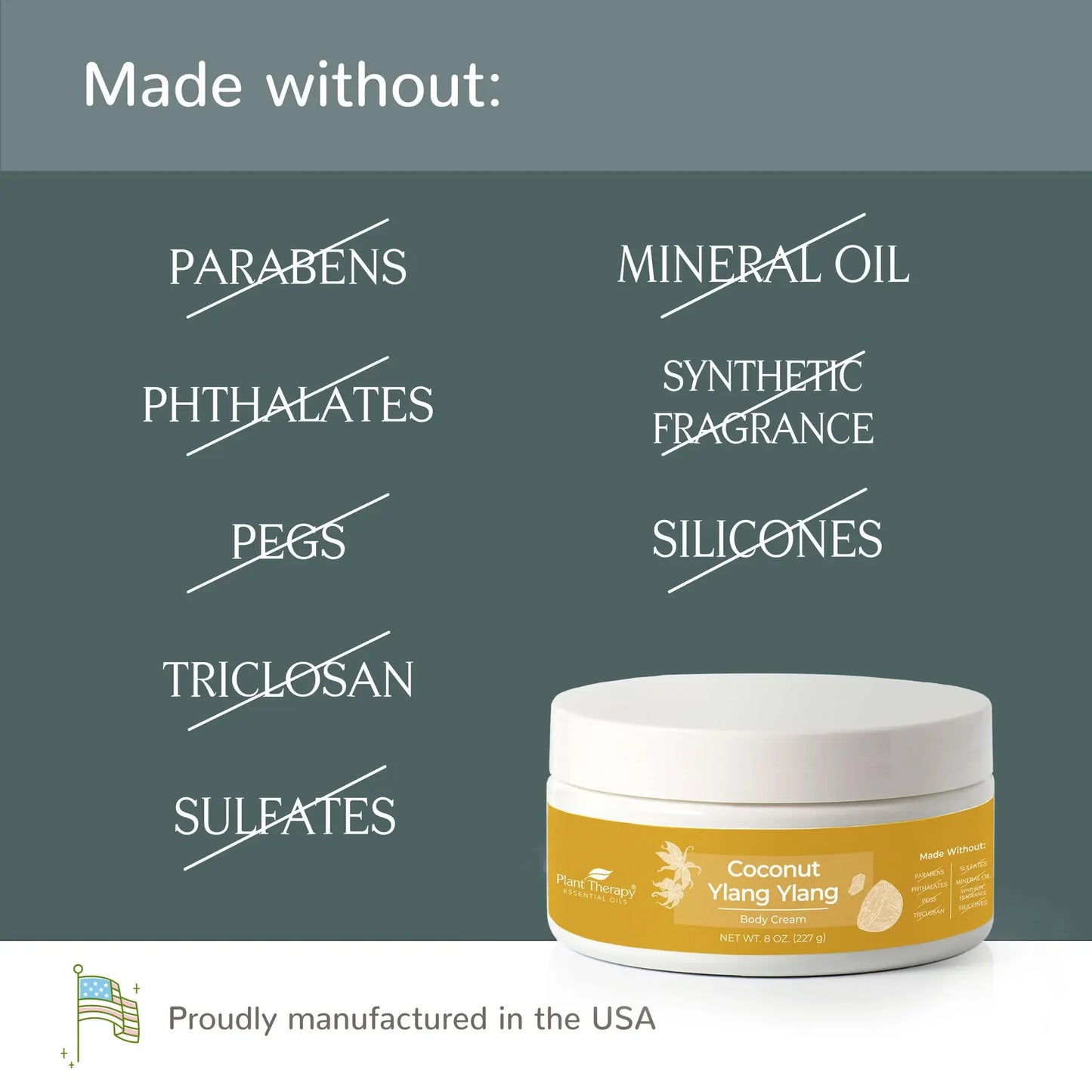 Coconut Ylang Ylang Body Cream 8oz