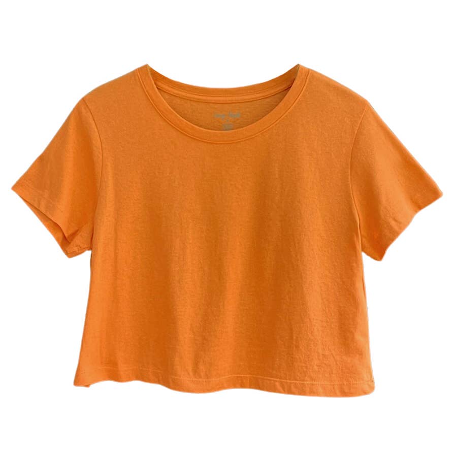 Premium Cotton Crop Tops (New Colors!): XX-Large / Dusky Blue