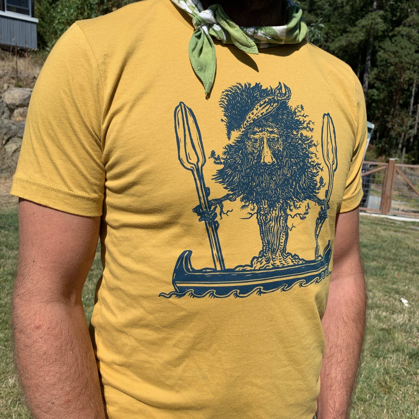 Canoe Tree Dude T Shirt: L