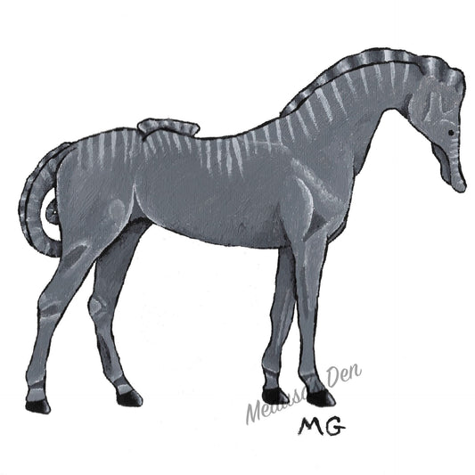 All Terrain Amphibious Horse Painting