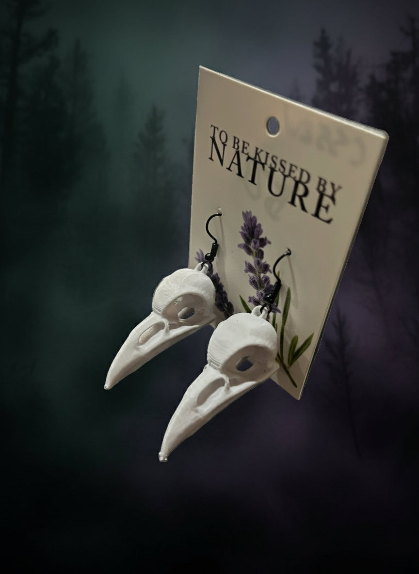 Crow earrings