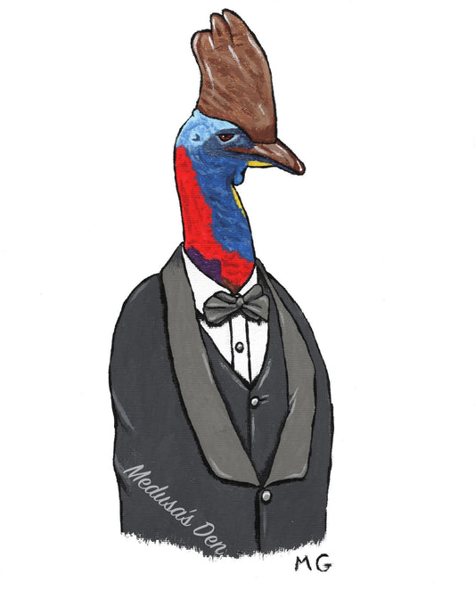Classy Cassowary Painting