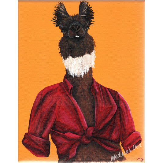 Drama Llama Painting