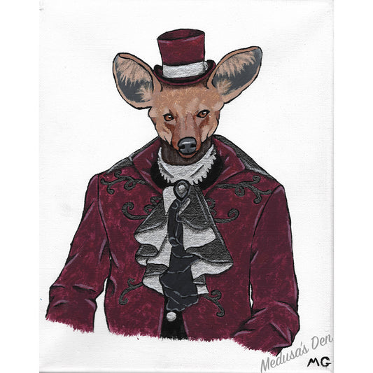 Marvelous Maned Wolf Painting