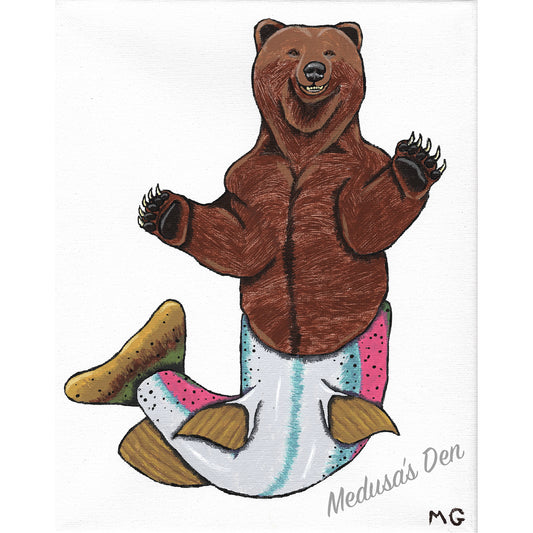 Mer-Bear Painting