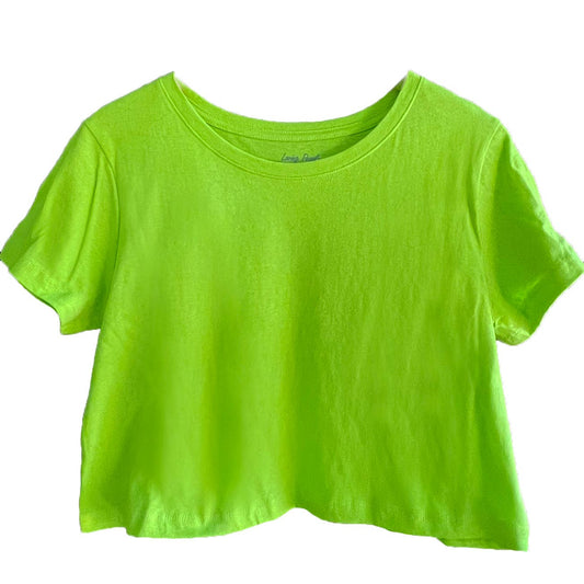 Premium Cotton Crop Tops (New Colors!): XX-Large / Pear