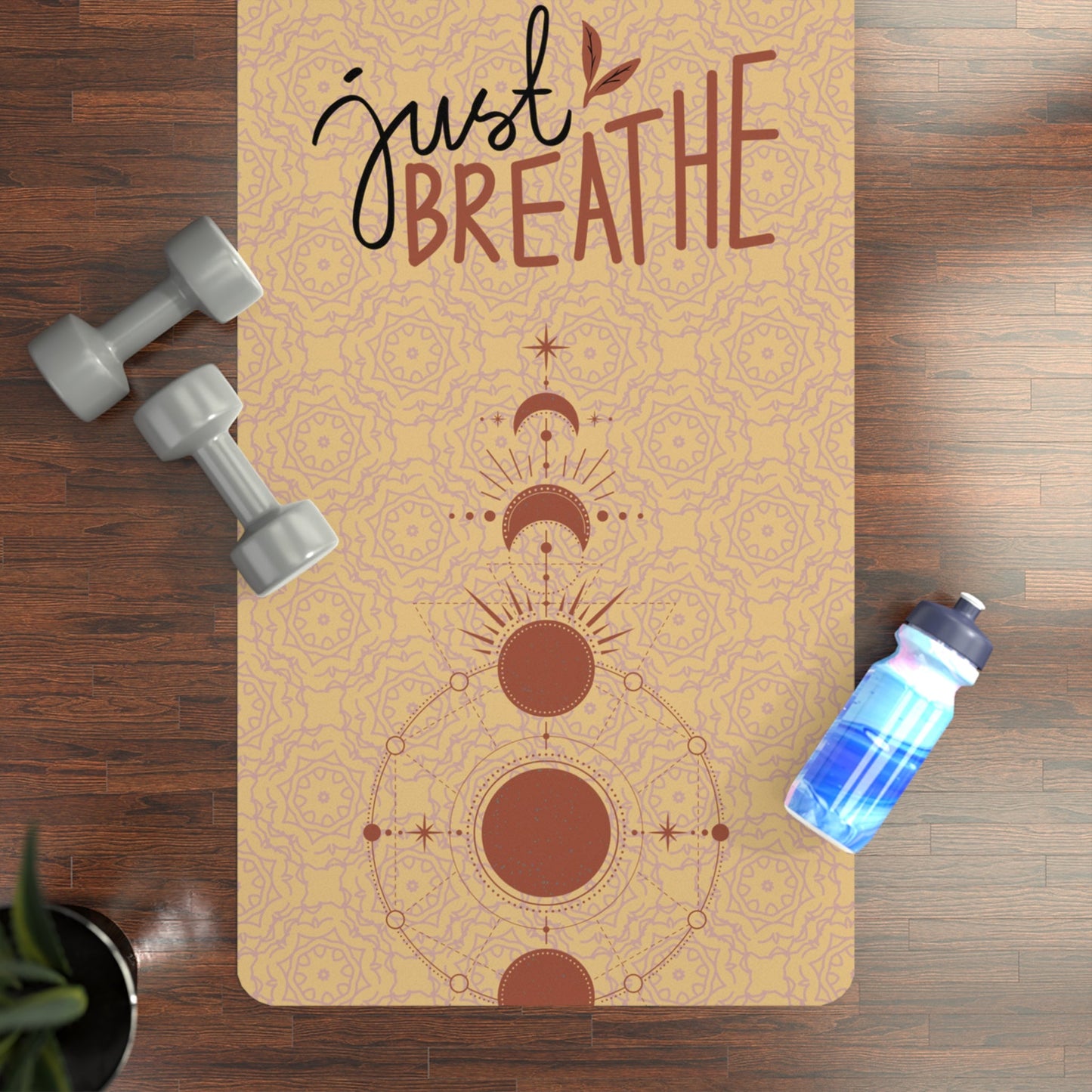 Organic Cotton Yoga Mat | Extra Wide & Long for Balance