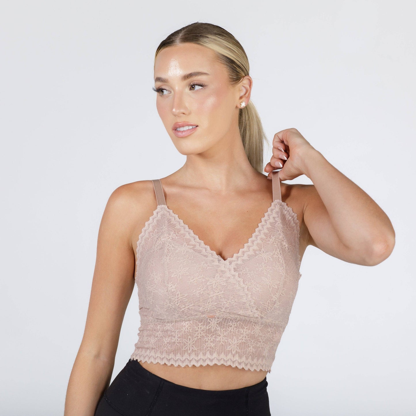 Skye Lace Bralette by JadyK: Black / S/M