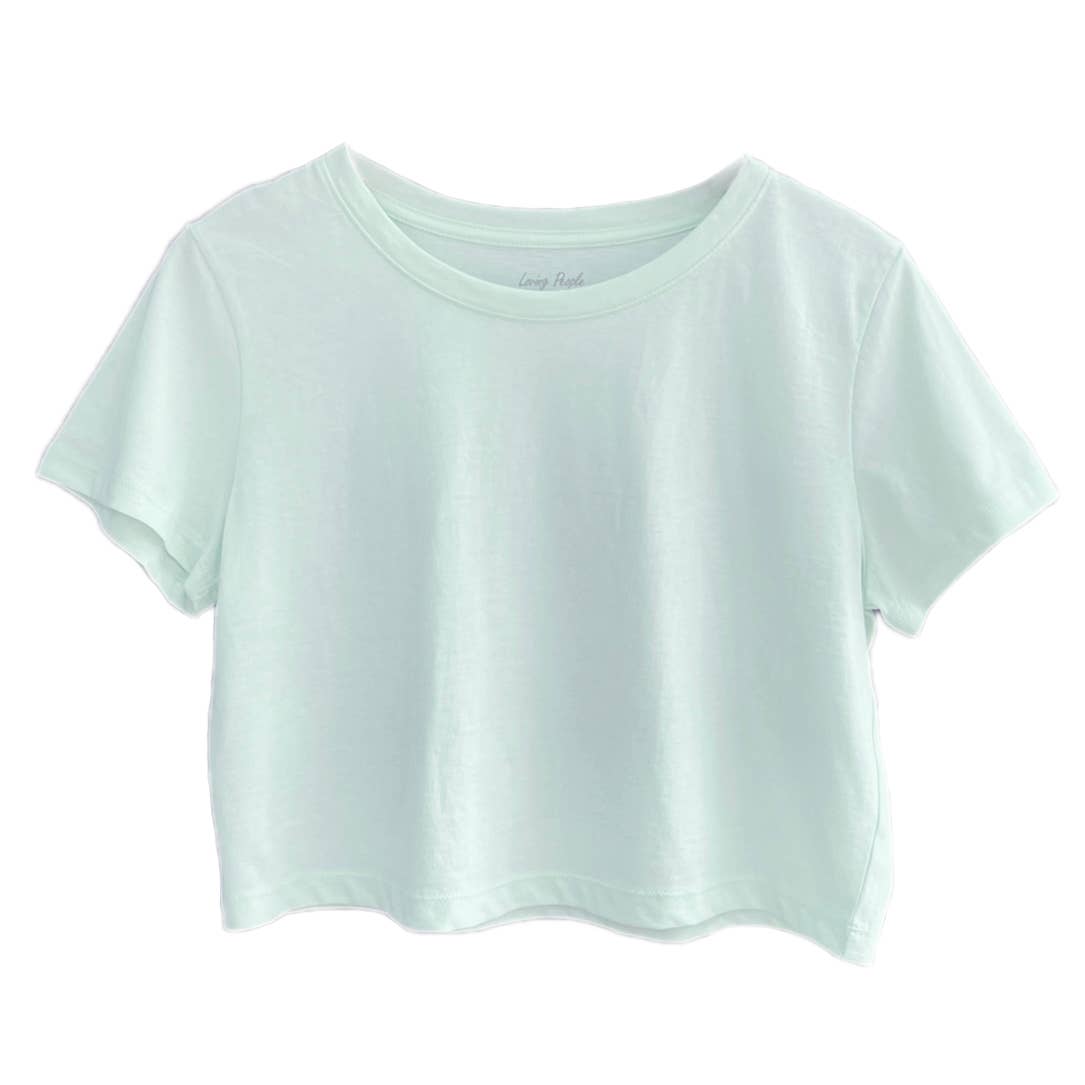 Premium Cotton Crop Tops (New Colors!): X-Large / Pear