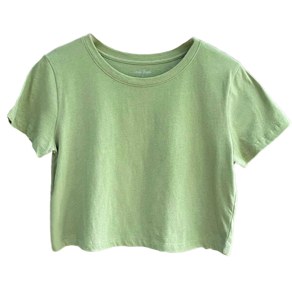 Premium Cotton Crop Tops (New Colors!): XX-Large / Dusky Blue