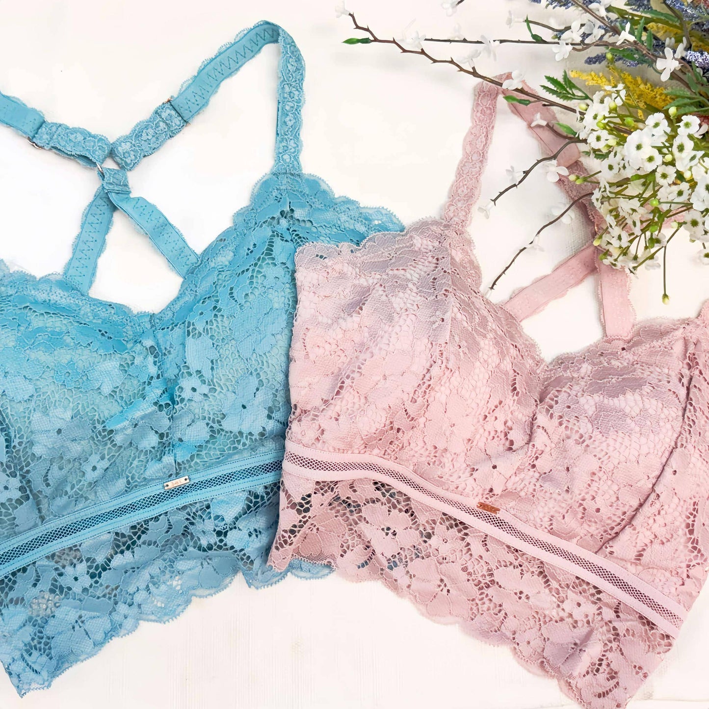 Juliette Lace Bralette by JadyK: Olive / S/M