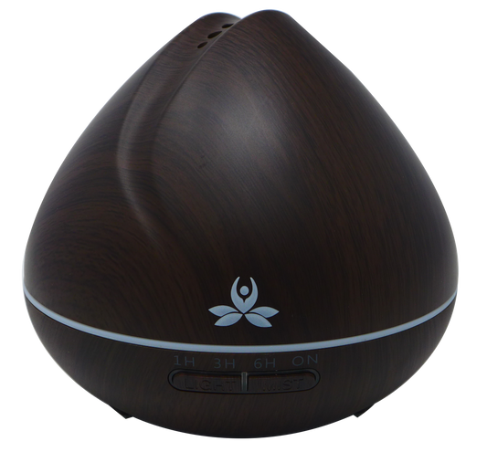 550ML Portable Essential Oil Diffuser With Multi Colored Light (Yatra): Black