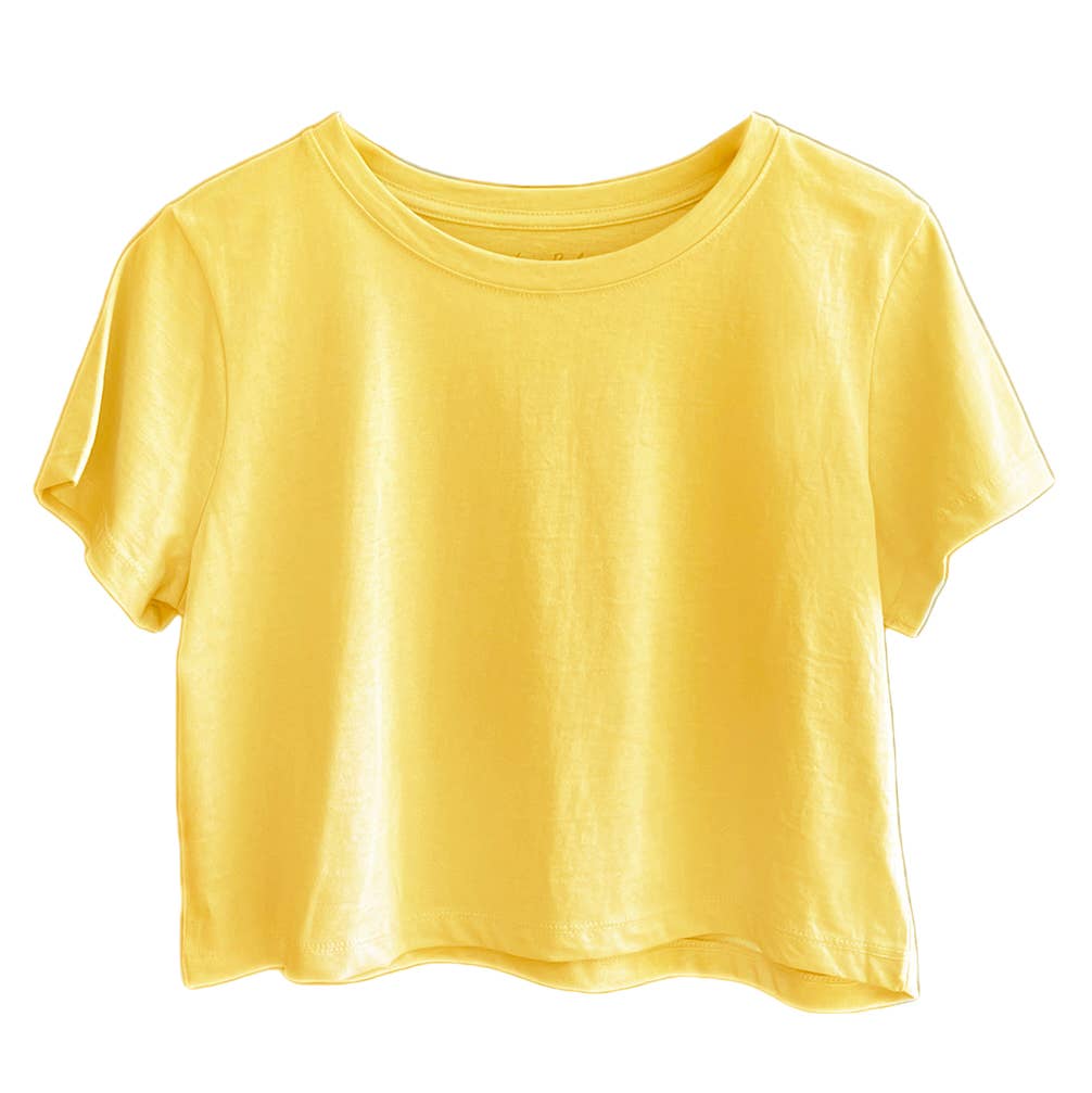 Premium Cotton Crop Tops (New Colors!): XX-Large / Pear