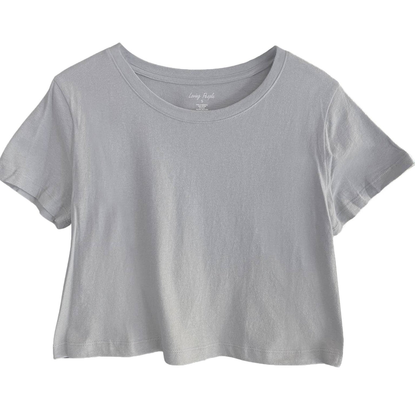 Premium Cotton Crop Tops (New Colors!): XX-Large / Dusky Blue